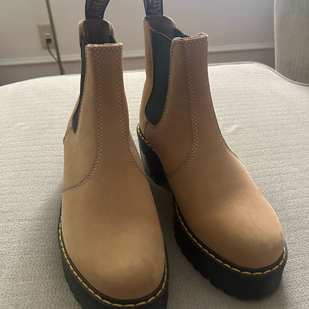 Dr Martens Platform Heeled Chelsea Boots